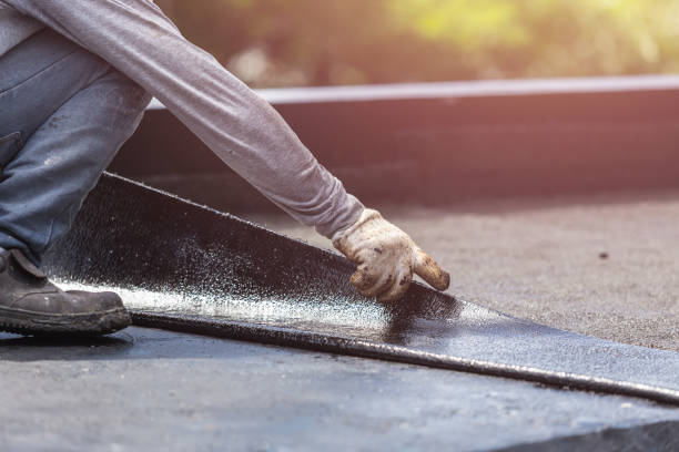 Professional Vapor Barrier Installation technician working in Krakow, WI